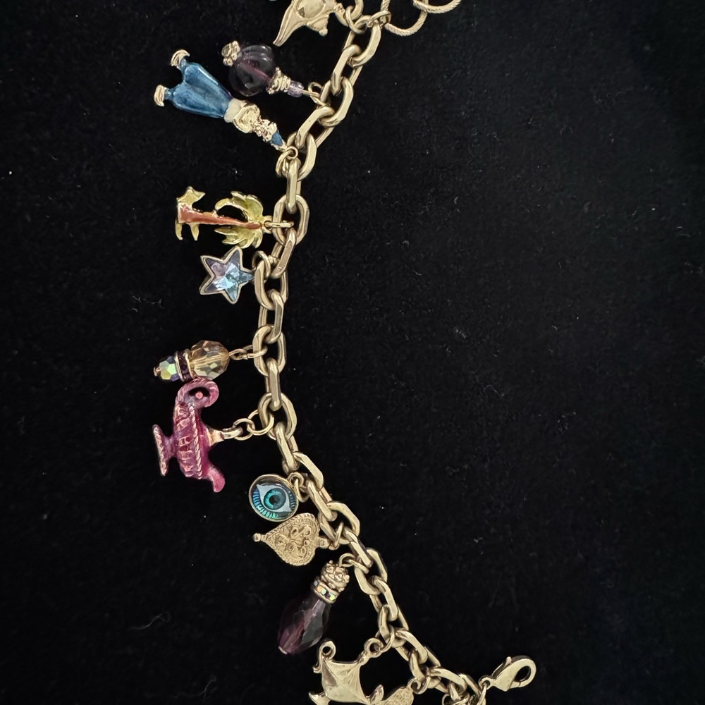 Kirk’s Folly Gold Toned Aladdin Charm Bracelet